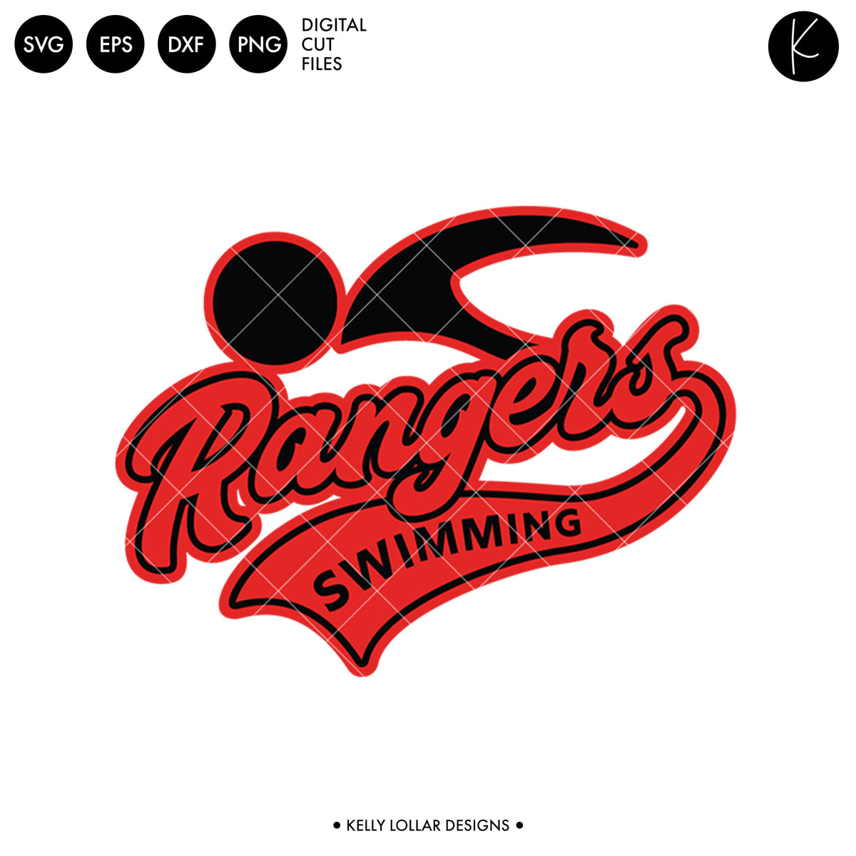 Rangers Swim Bundle | SVG DXF EPS PNG Cut Files