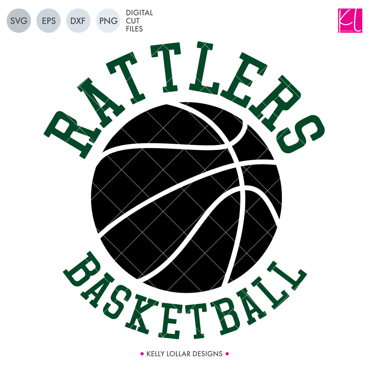 Rattlers Basketball Bundle | SVG DXF EPS PNG Cut Files