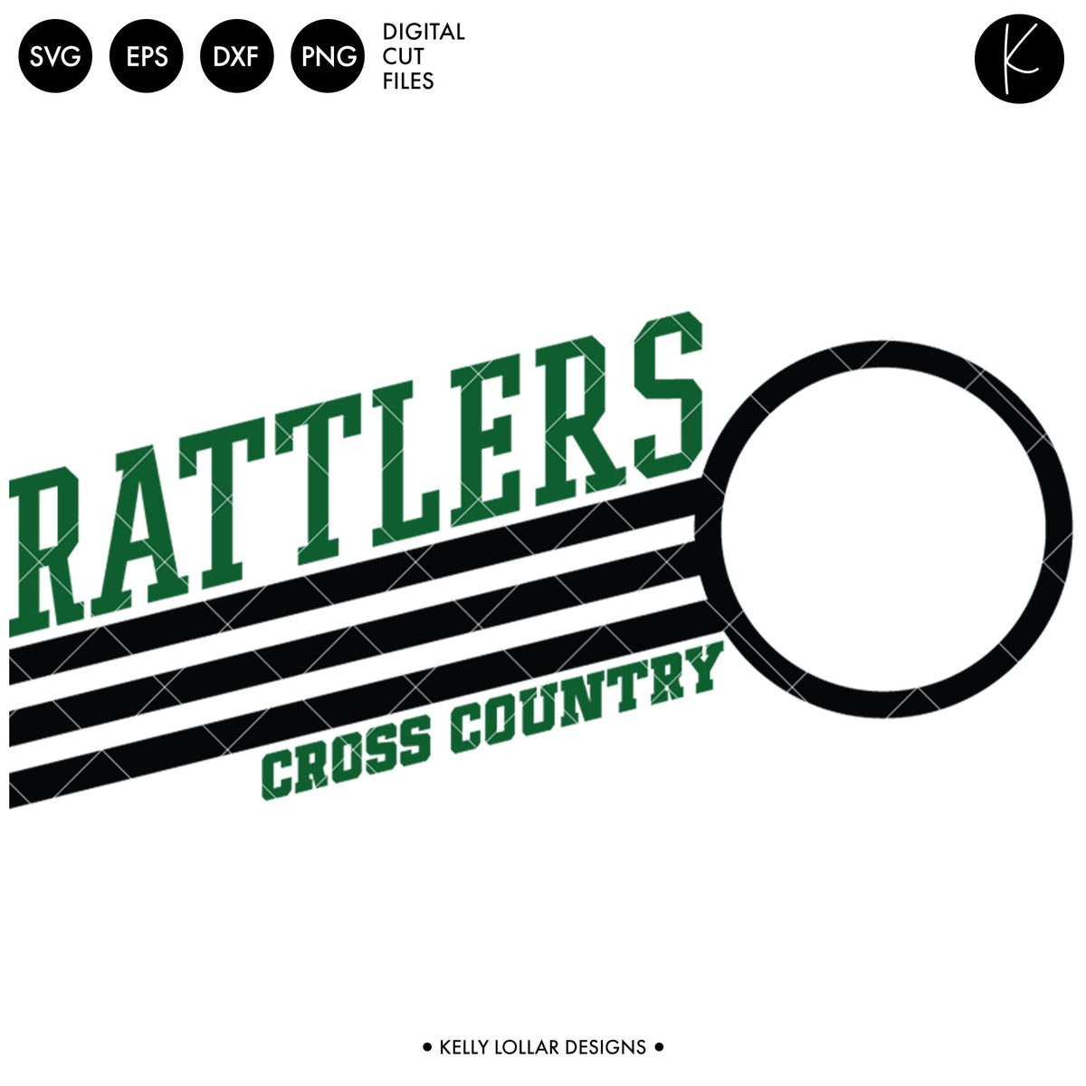 Rattlers Cross Country Bundle | SVG DXF EPS PNG Cut Files