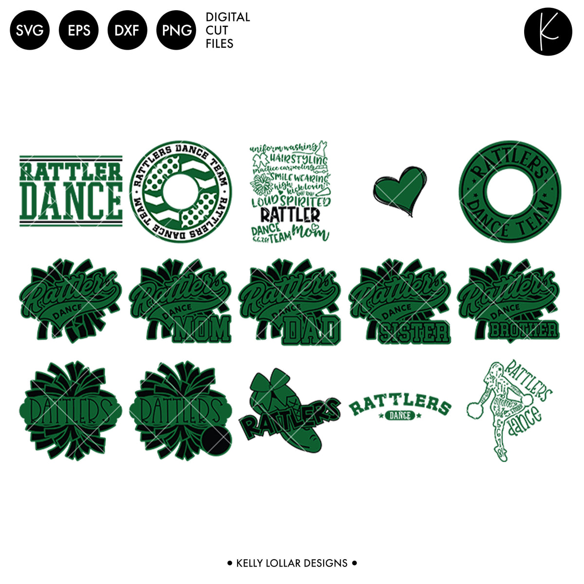Rattlers Dance Bundle | SVG DXF EPS PNG Cut Files