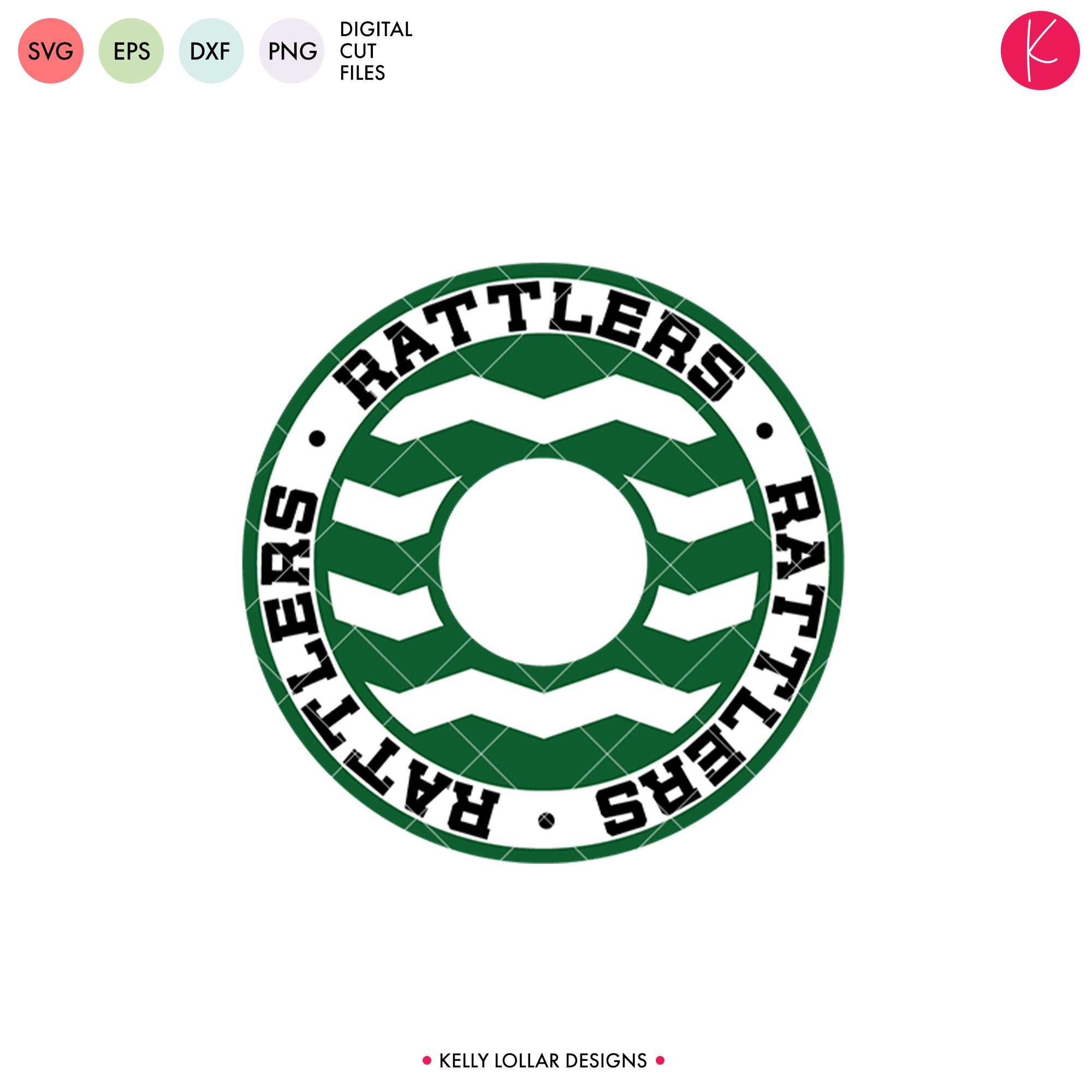 Rusty Rattler Logo Design Rattlers Mascot Bundle | SVG DXF EPS PNG Cut Files - Kelly Lollar Designs