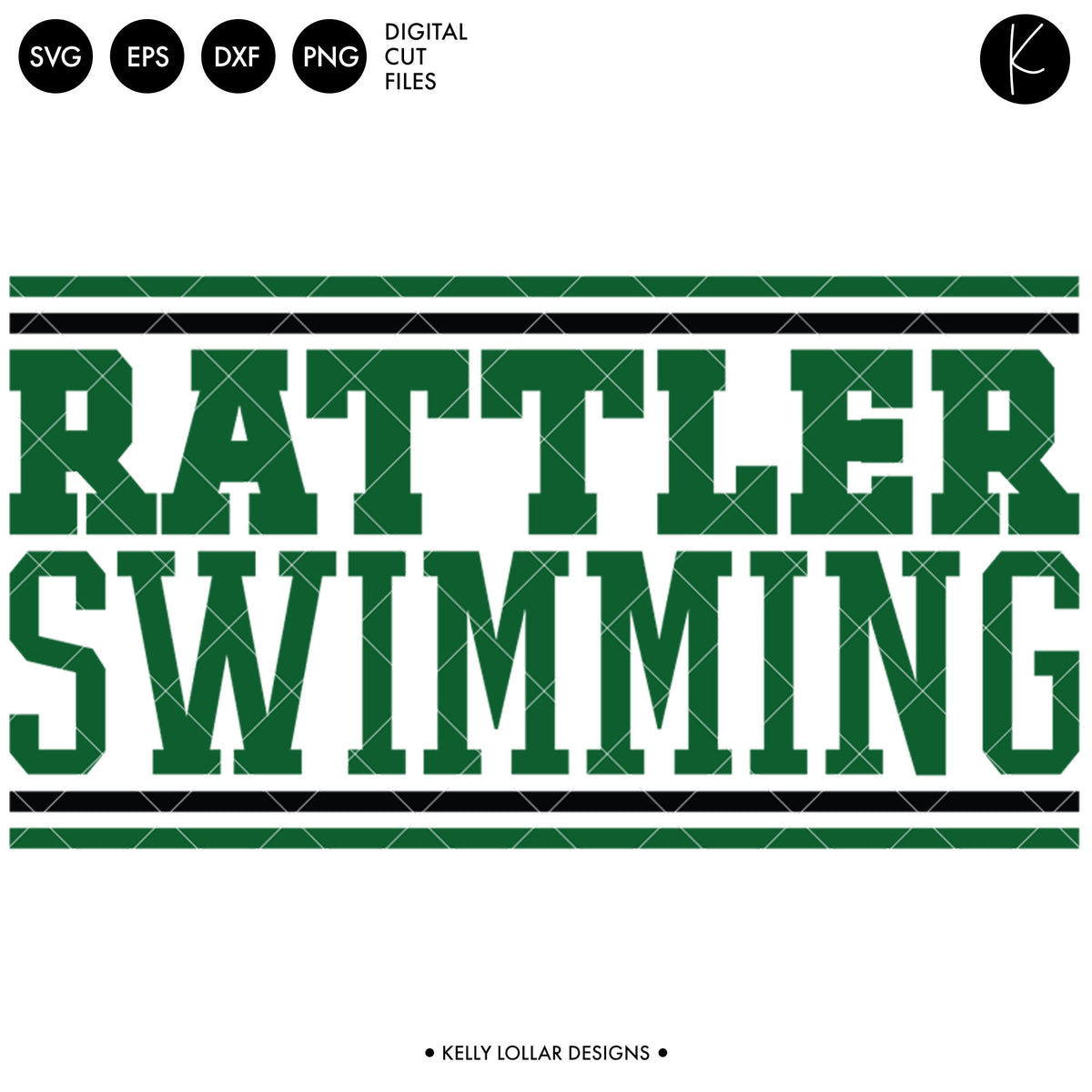 Rattlers Swim Bundle | SVG DXF EPS PNG Cut Files