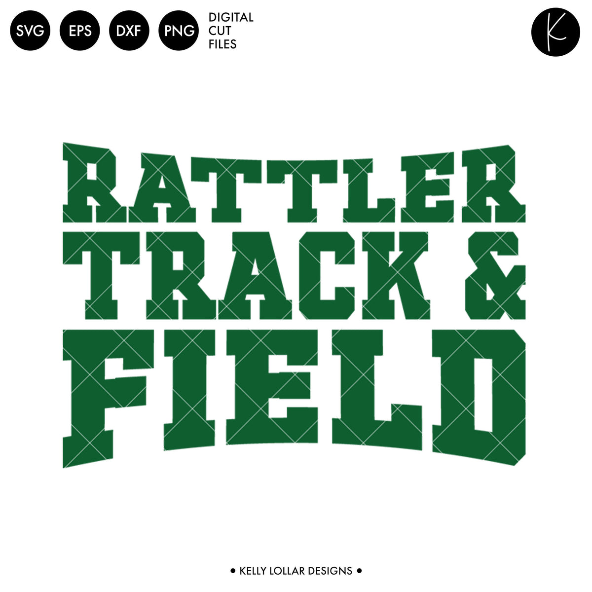 Rattlers Track &amp; Field Bundle | SVG DXF EPS PNG Cut Files