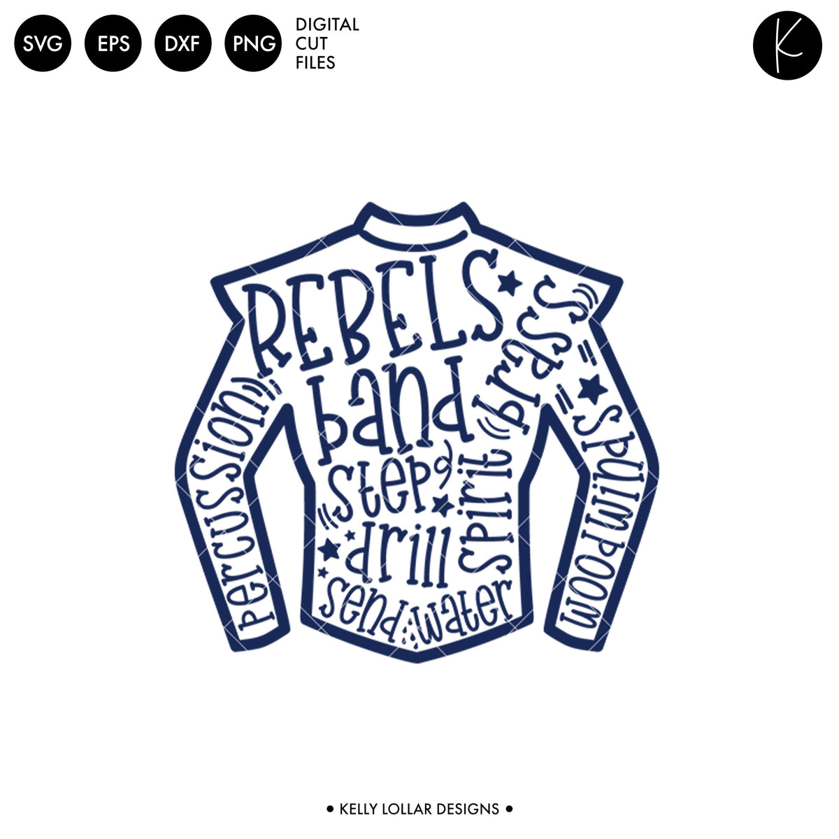 Rebels Band Bundle | SVG DXF EPS PNG Cut Files