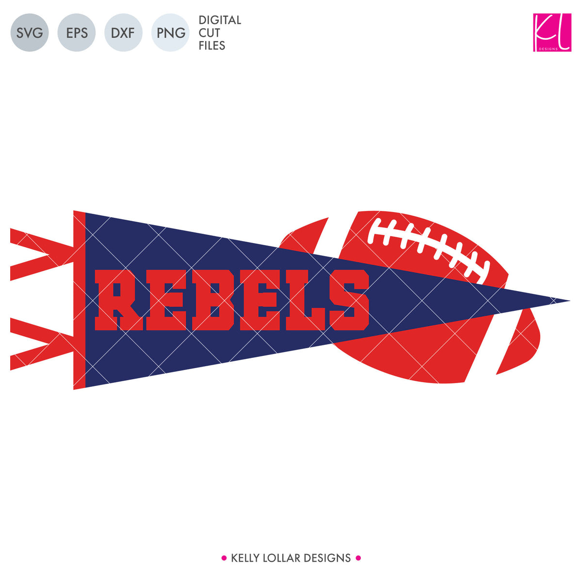 Rebels Football Bundle | SVG DXF EPS PNG Cut Files