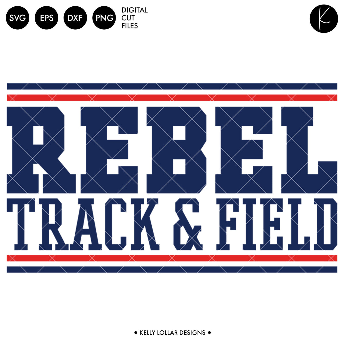Rebels Track &amp; Field Bundle | SVG DXF EPS PNG Cut Files