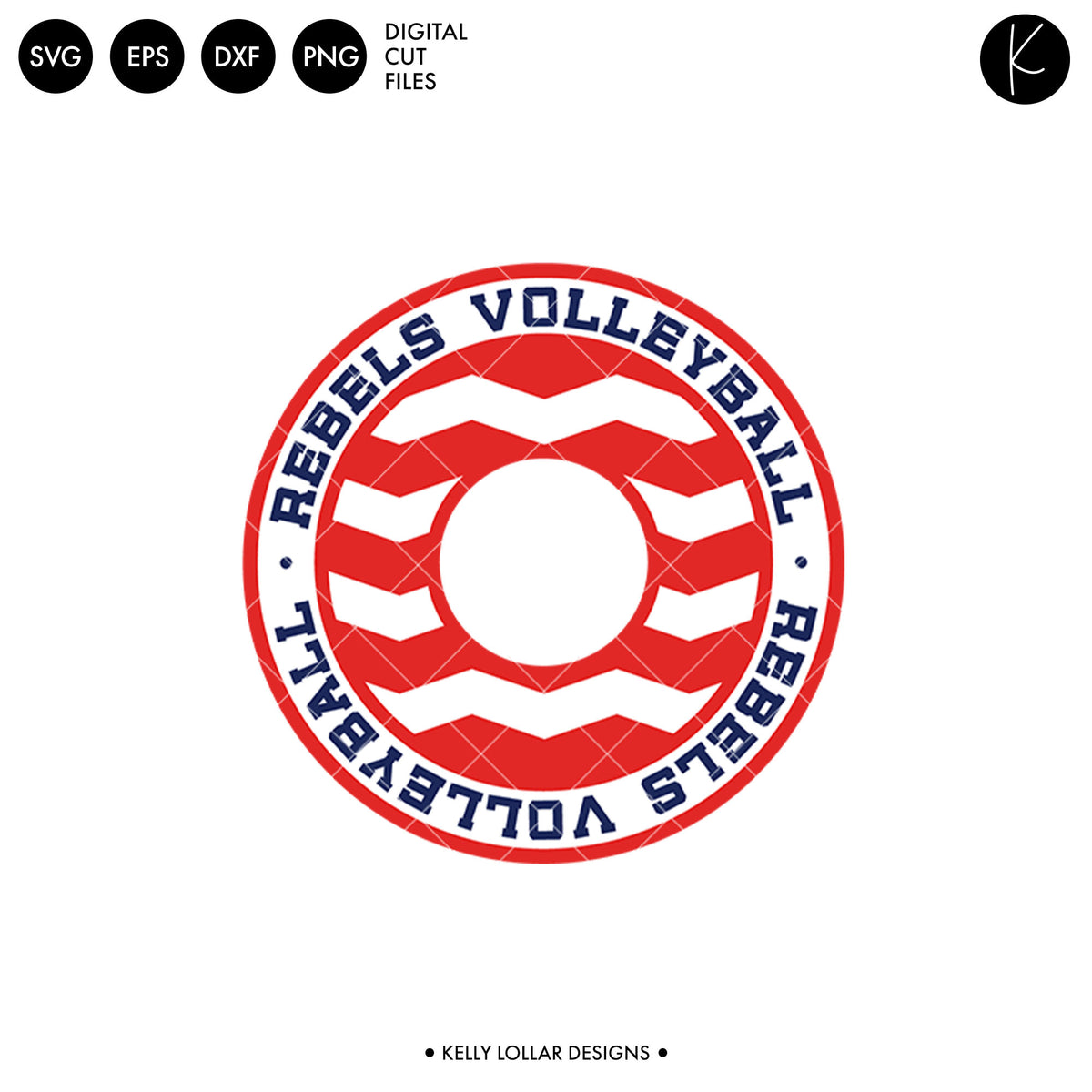 Rebels Volleyball Bundle | SVG DXF EPS PNG Cut Files