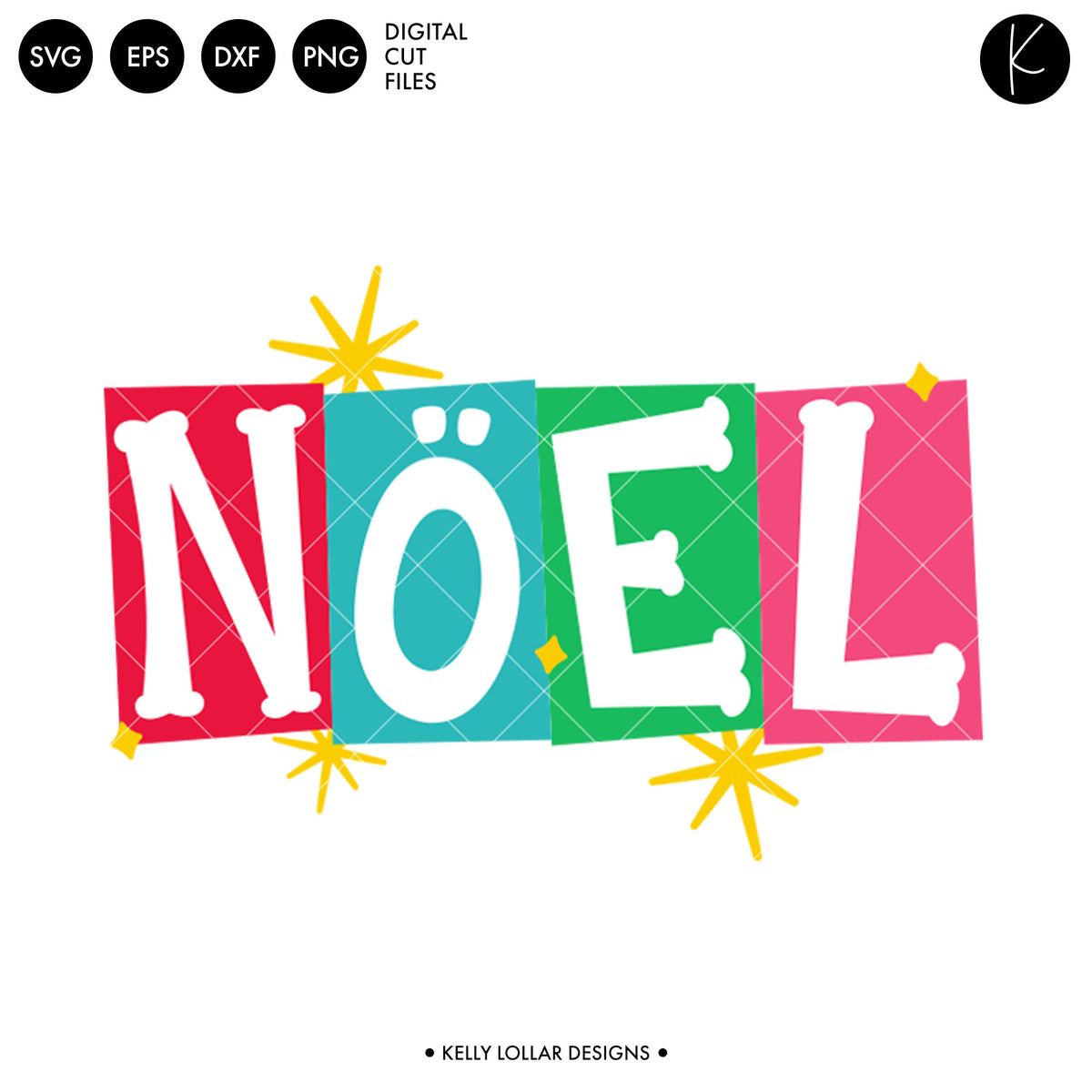 Noel Retro Quote | SVG DXF EPS PNG Cut Files