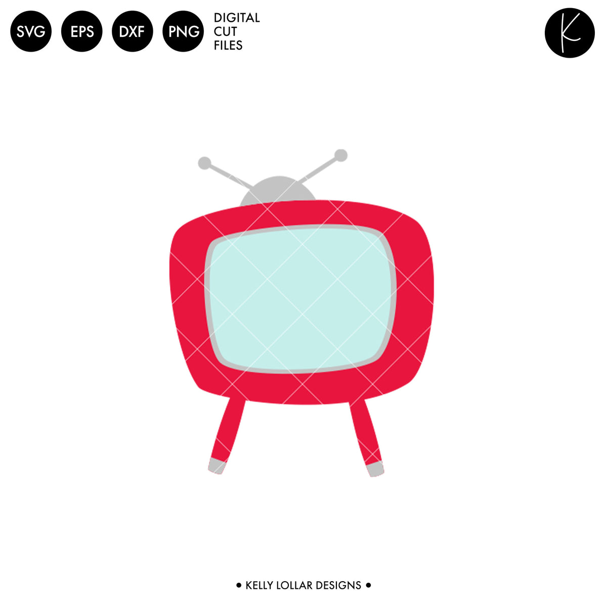 Retro TV | SVG DXF EPS PNG Cut Files