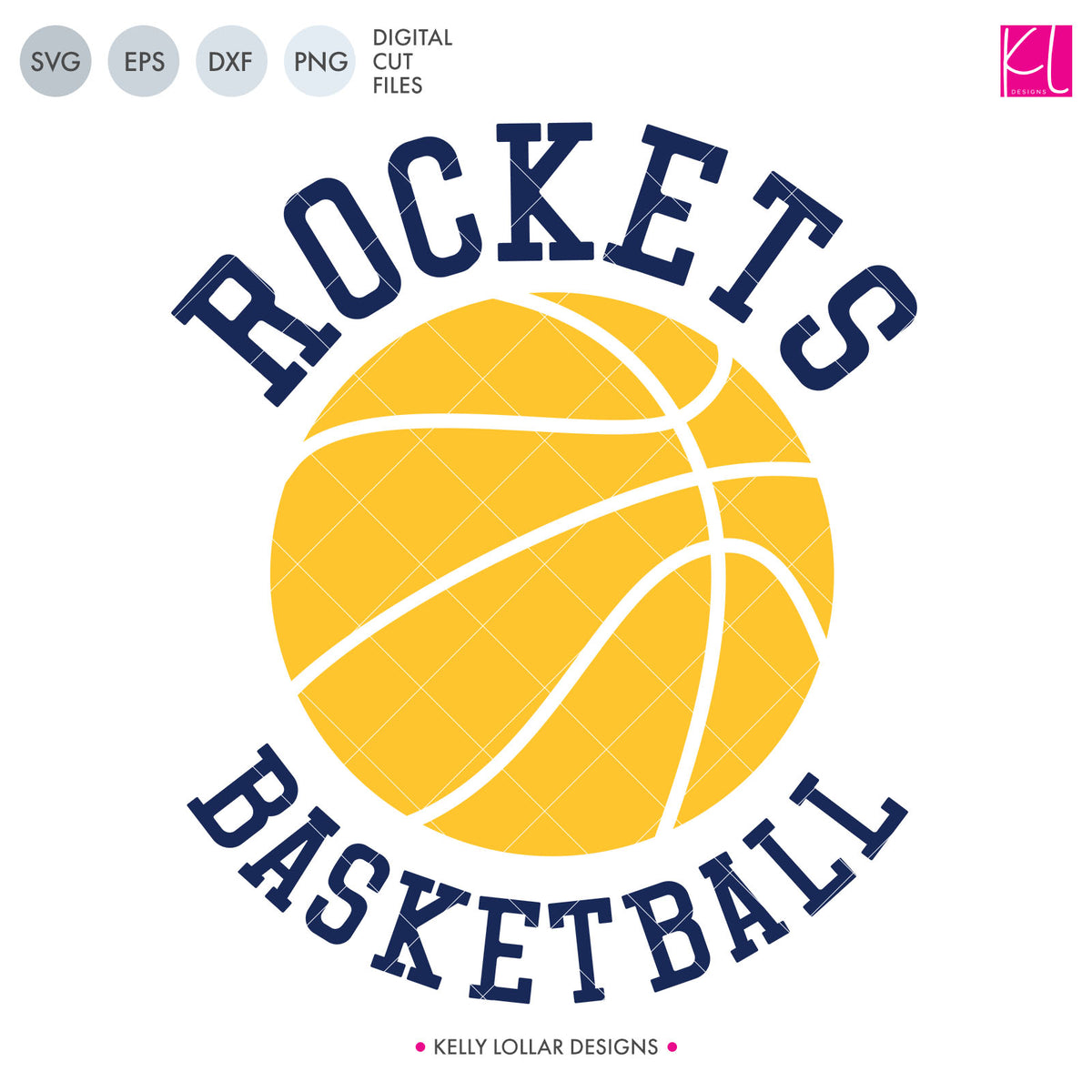Rockets Basketball Bundle | SVG DXF EPS PNG Cut Files
