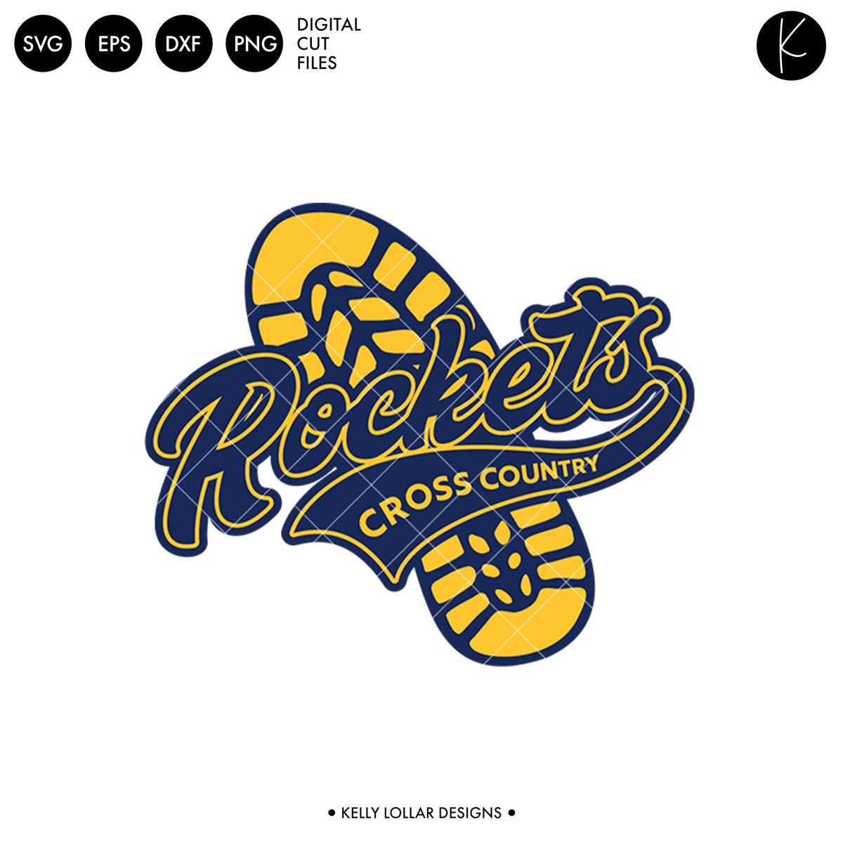 Rockets Cross Country Bundle | SVG DXF EPS PNG Cut Files