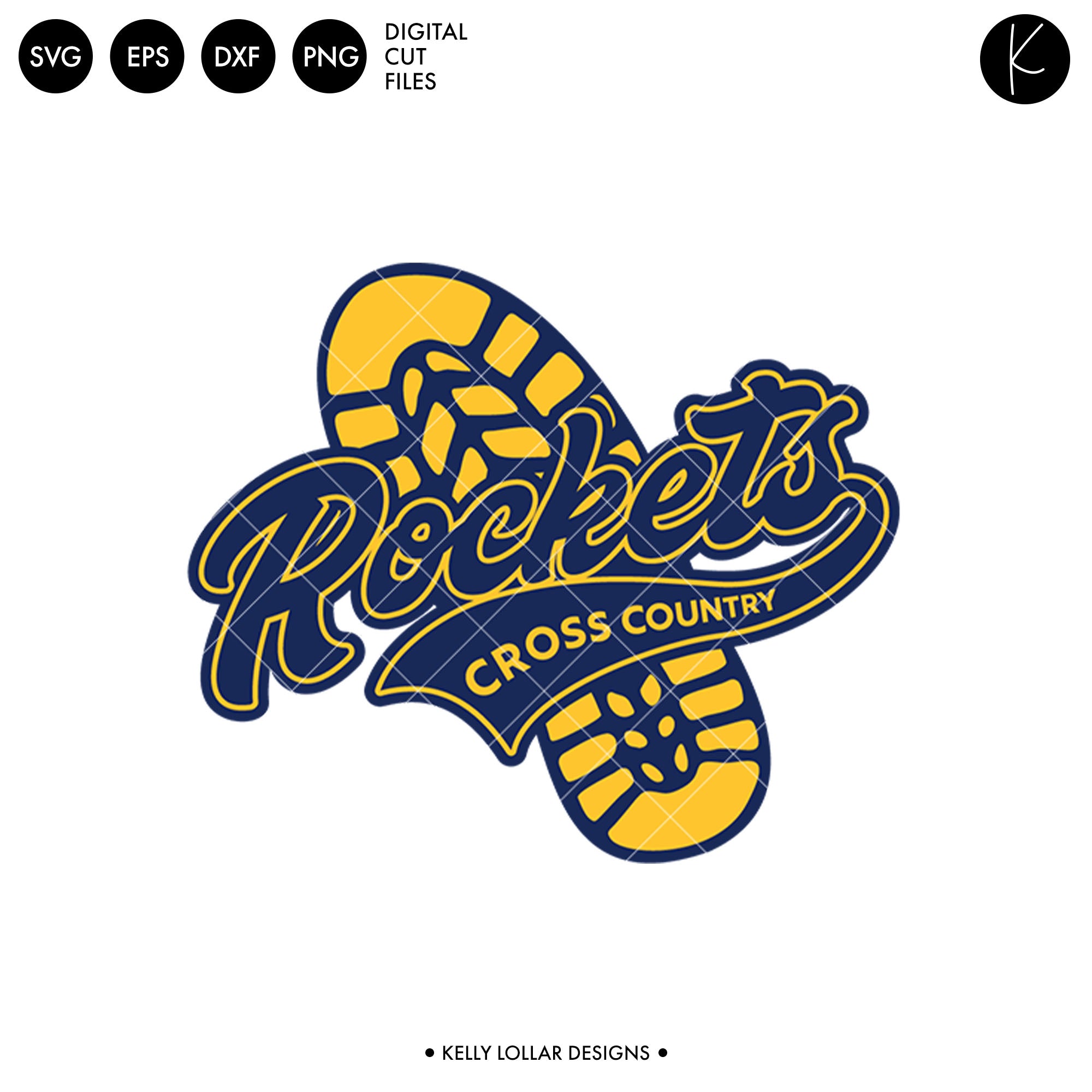 Rockets Cross Country Bundle | SVG DXF EPS PNG Cut Files - Kelly Lollar ...