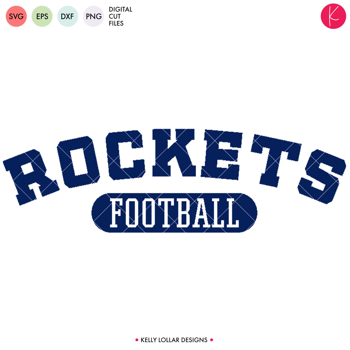 Rockets Football Bundle | SVG DXF EPS PNG Cut Files