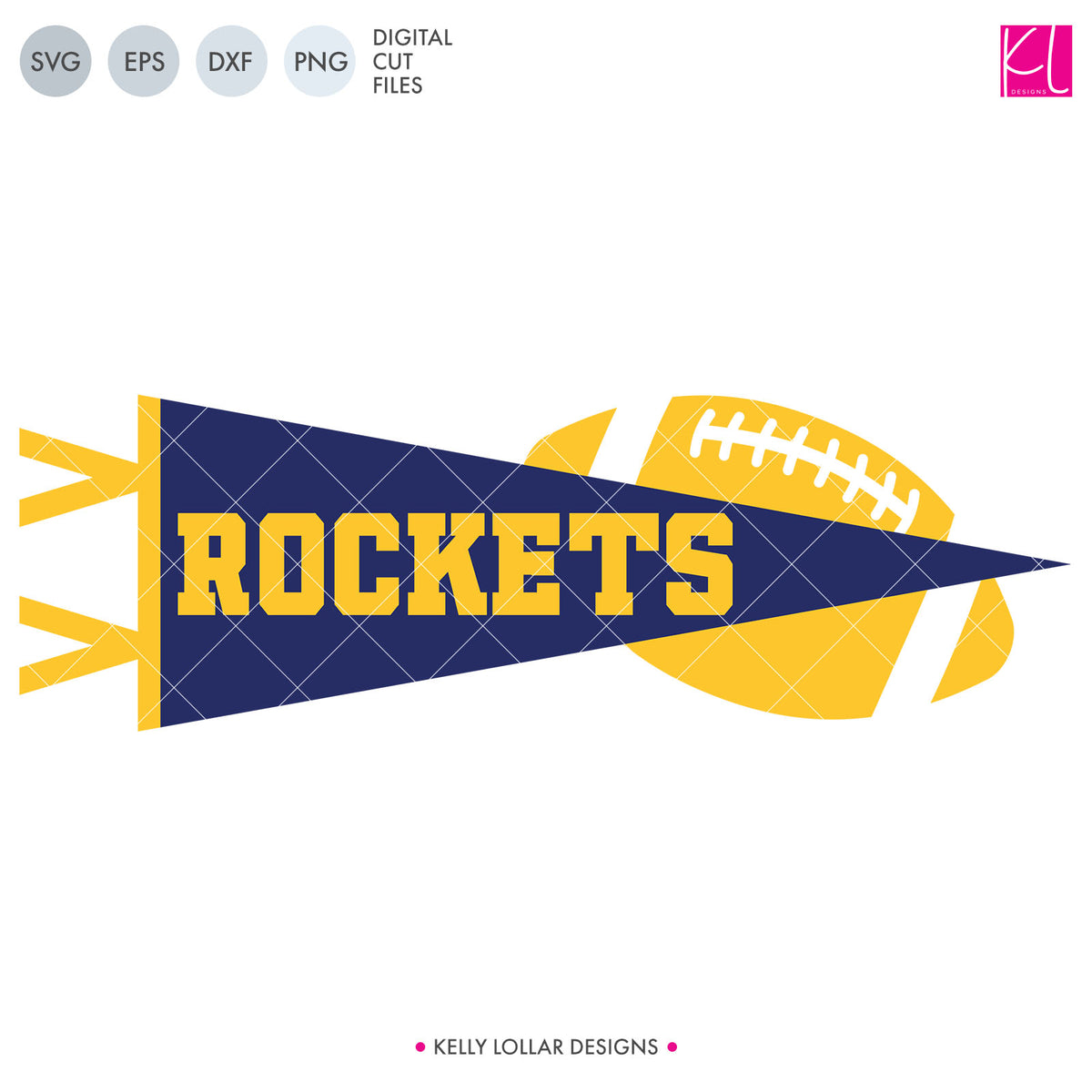 Rockets Football Bundle | SVG DXF EPS PNG Cut Files