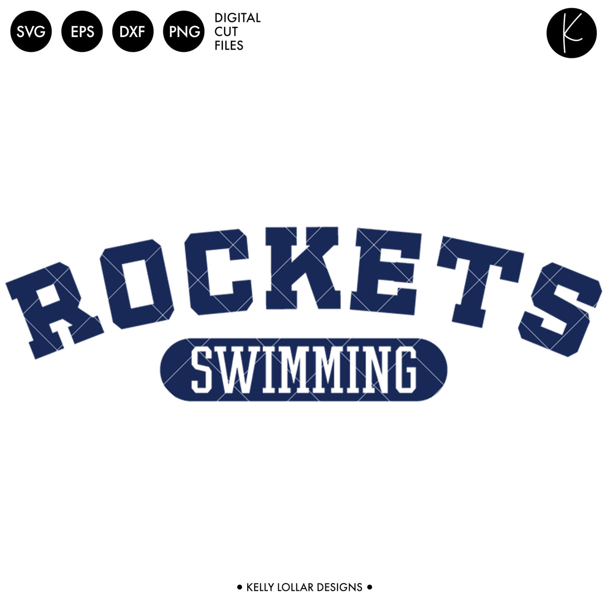 Rockets Swim Bundle | SVG DXF EPS PNG Cut Files