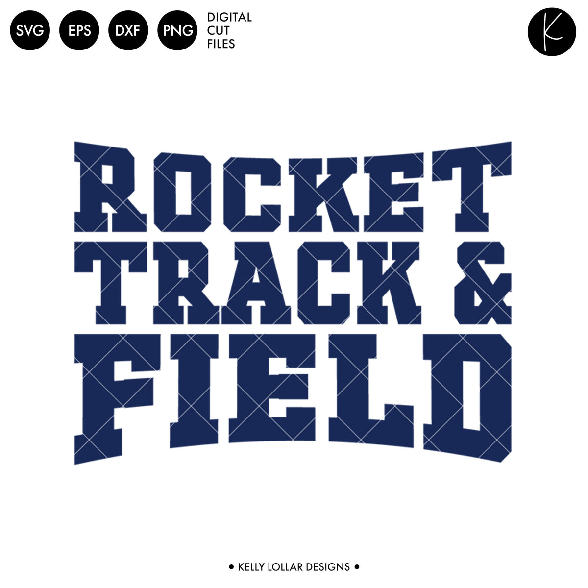 Rockets Track &amp; Field Bundle | SVG DXF EPS PNG Cut Files