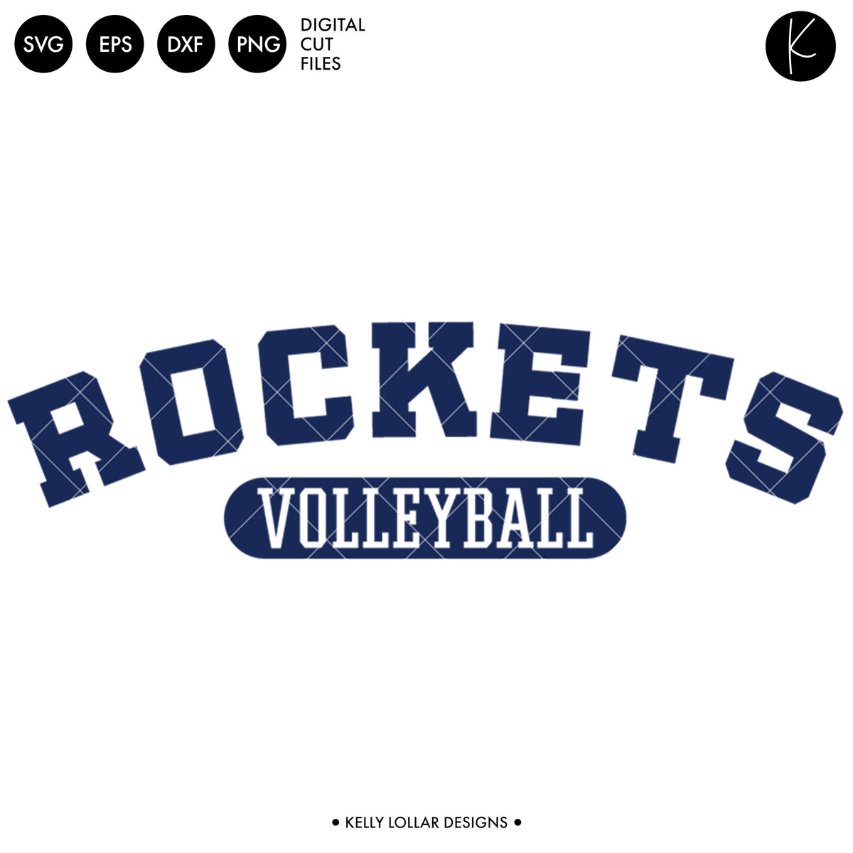 Rockets Volleyball Bundle | SVG DXF EPS PNG Cut Files