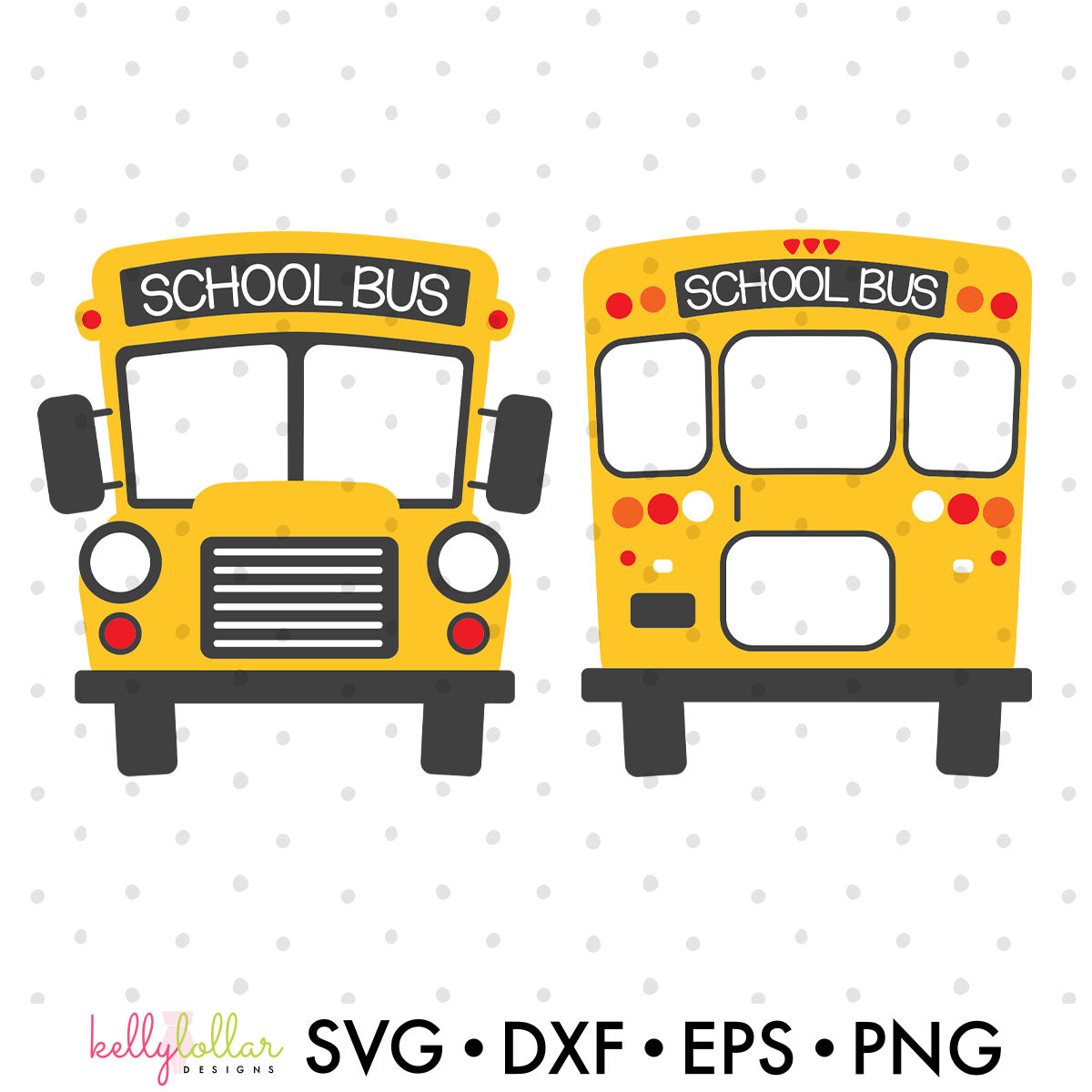 School Bus | SVG DXF EPS PNG Cut Files