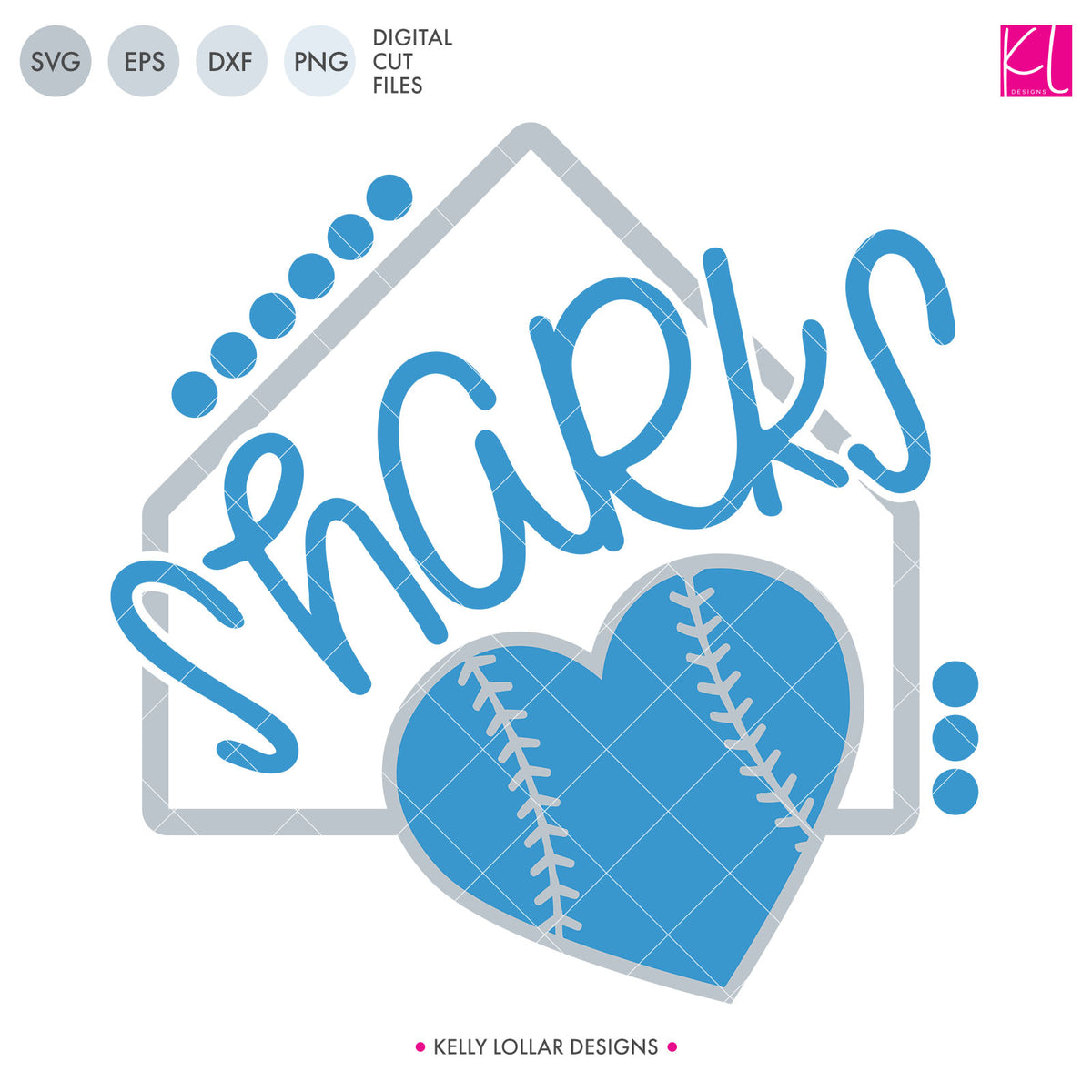 Sharks Baseball &amp; Softball Bundle | SVG DXF EPS PNG Cut Files