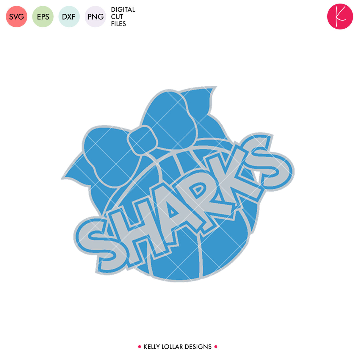 Sharks Basketball Bundle | SVG DXF EPS PNG Cut Files