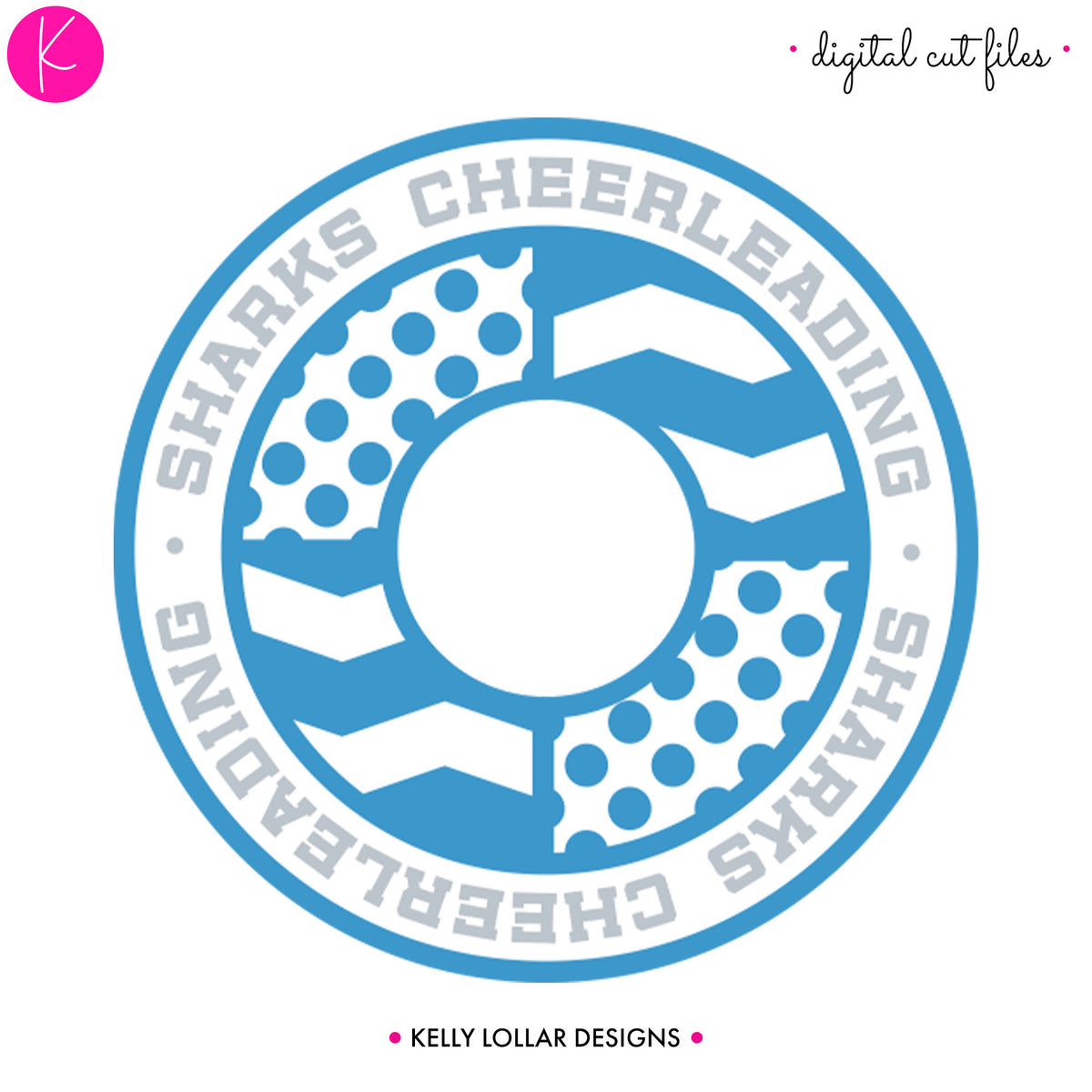 Sharks Cheer Bundle | SVG DXF EPS PNG Cut Files