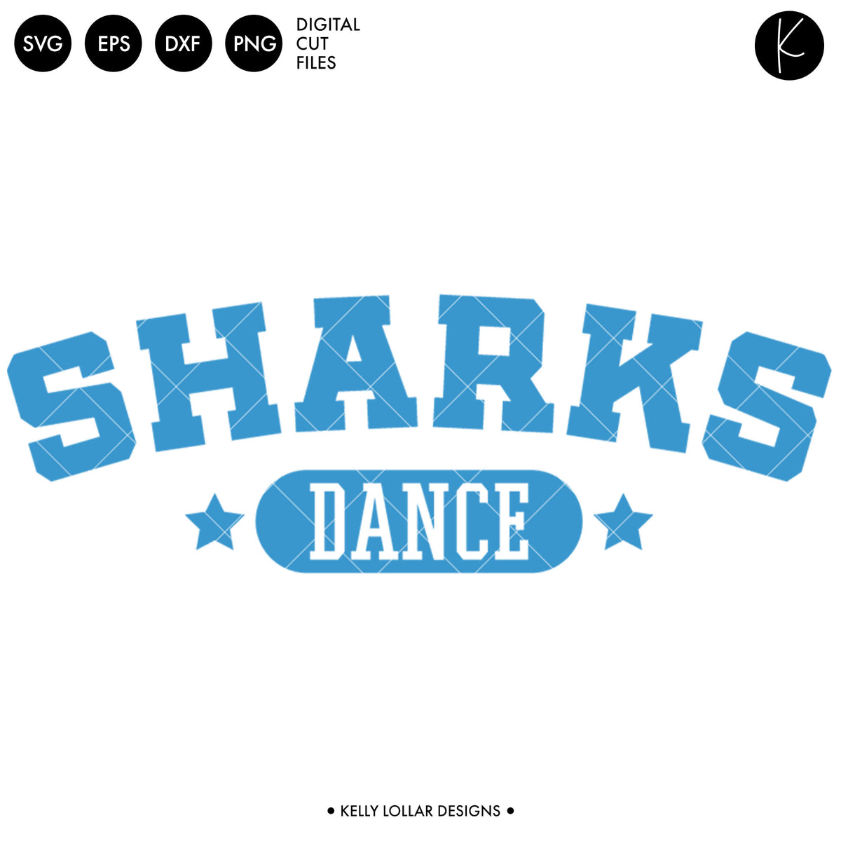 Sharks Dance Bundle | SVG DXF EPS PNG Cut Files