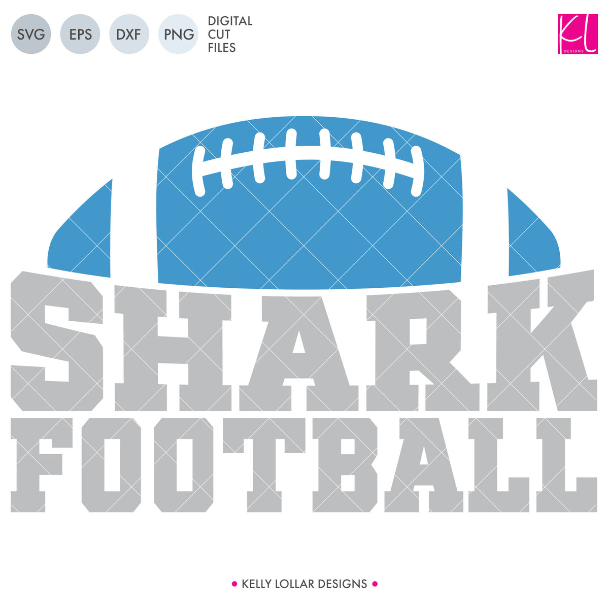 Sharks Football Bundle | SVG DXF EPS PNG Cut Files
