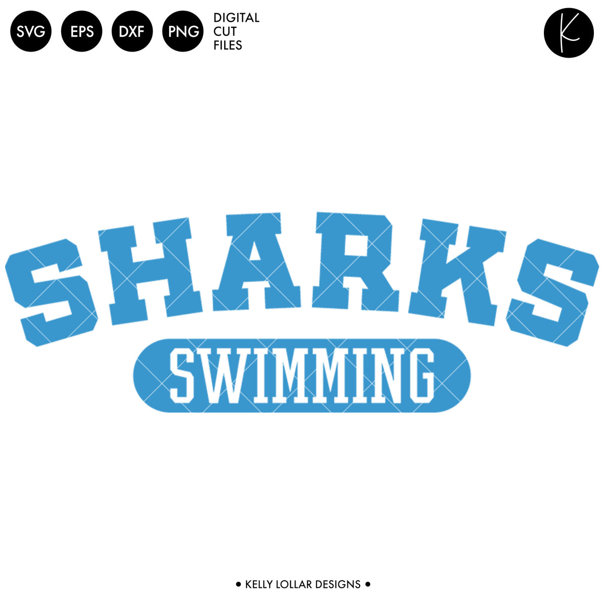 Sharks Swim Bundle | SVG DXF EPS PNG Cut Files