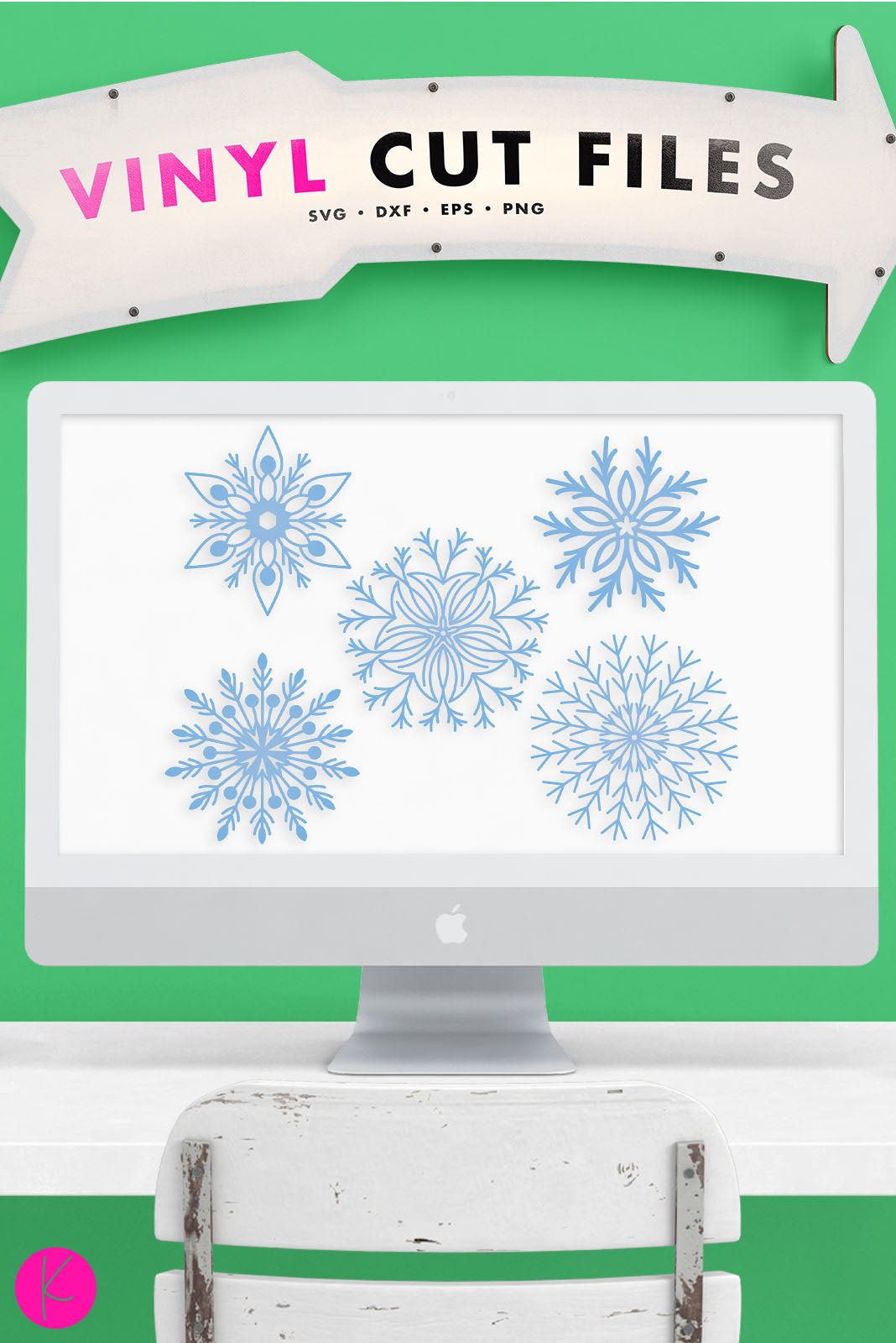 Snowflake Pack | SVG DXF EPS PNG Cut Files
