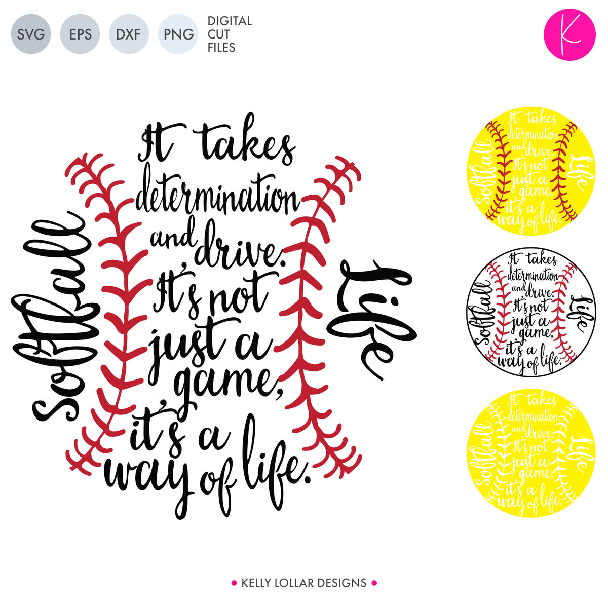 Baseball &amp; Softball Life | SVG DXF EPS PNG Cut Files
