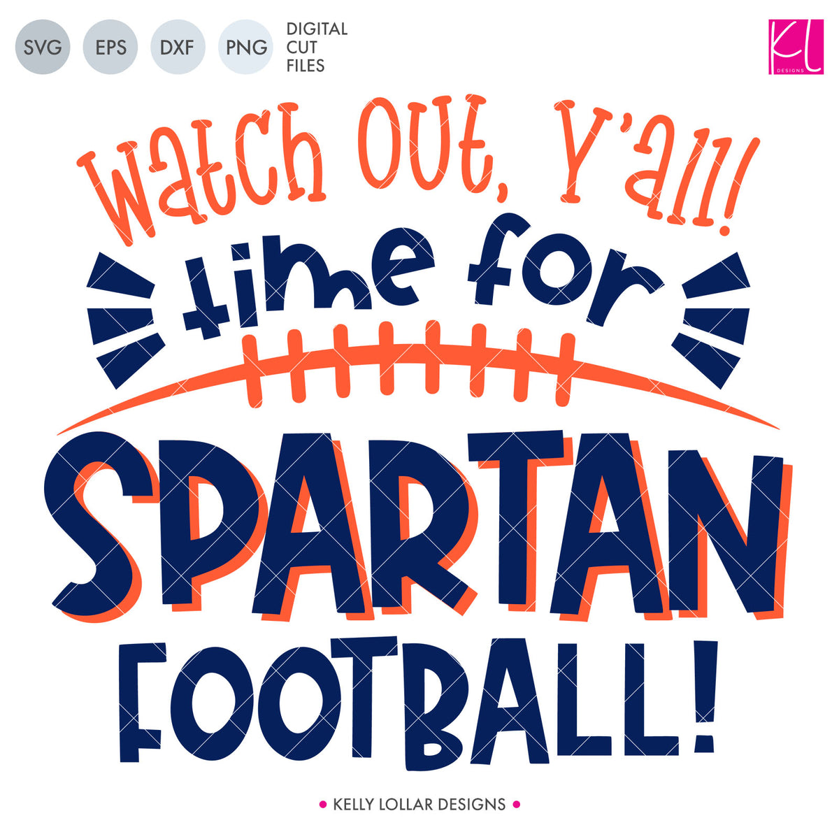 Spartans Football Bundle | SVG DXF EPS PNG Cut Files