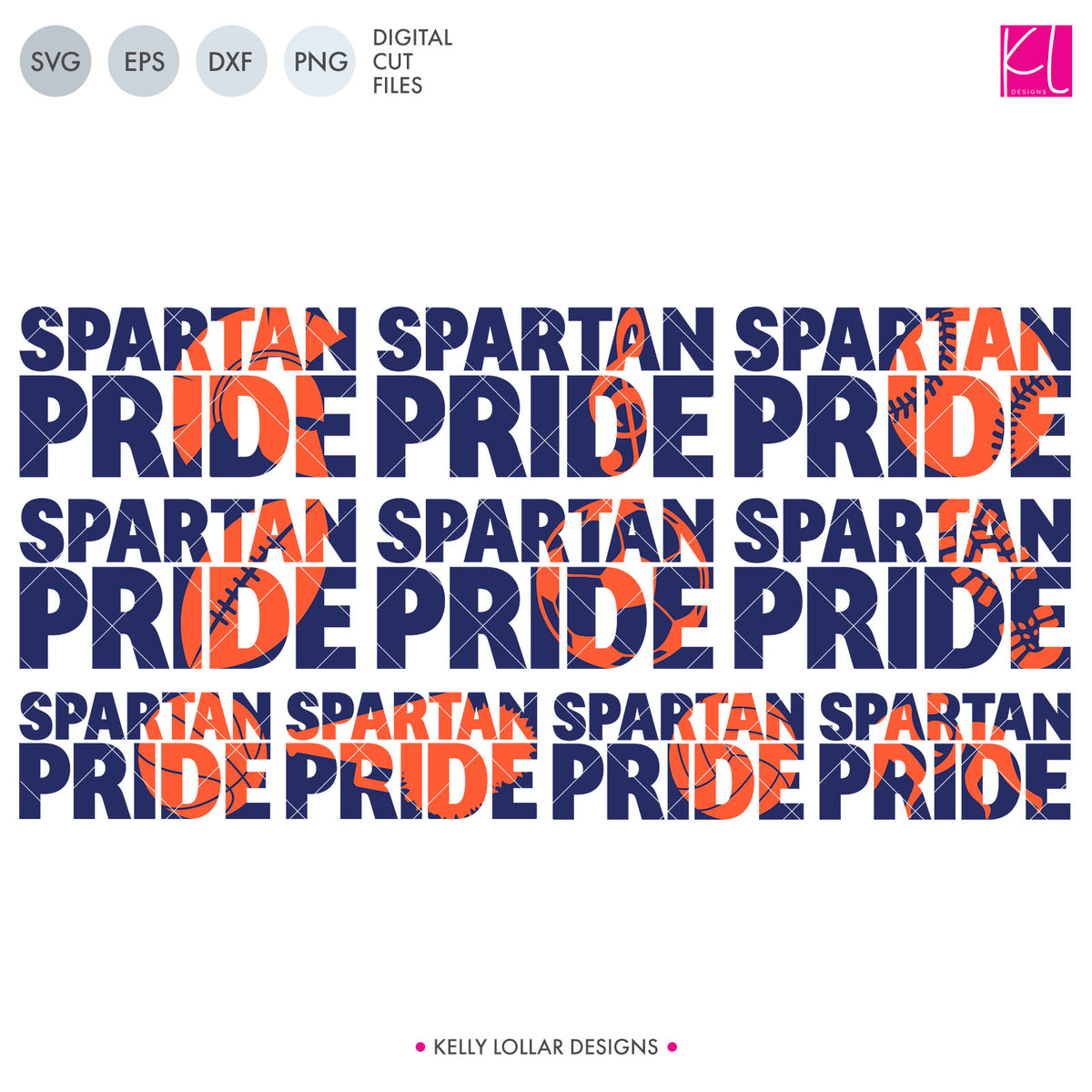 Spartans Mascot Bundle | SVG DXF EPS PNG Cut Files