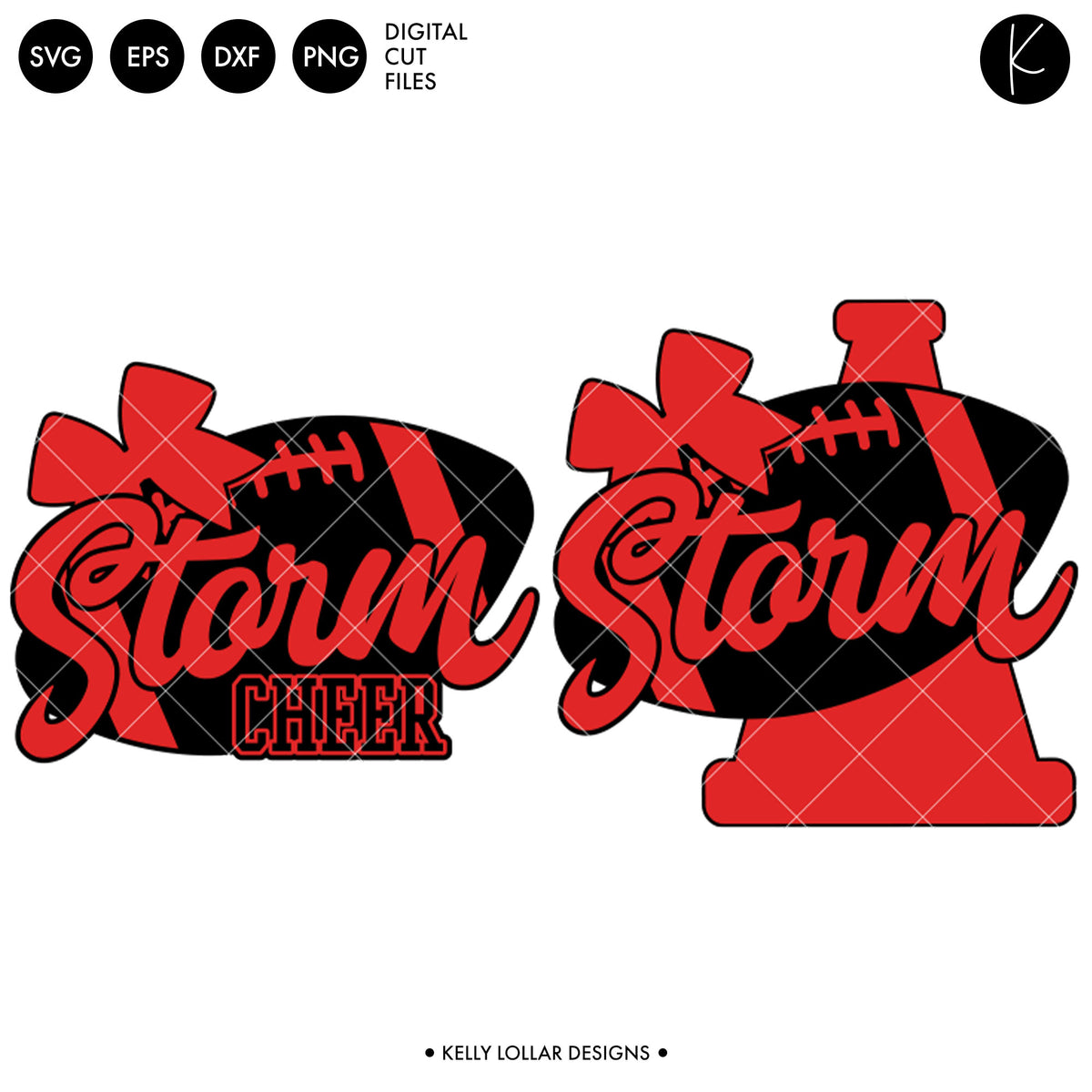 Storm Football Cheer | SVG DXF EPS PNG Cut Files