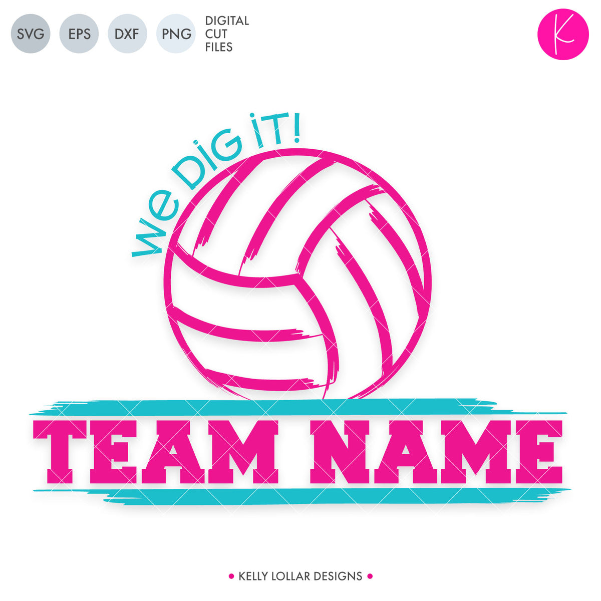 Volleyball Team | SVG DXF EPS PNG Cut Files