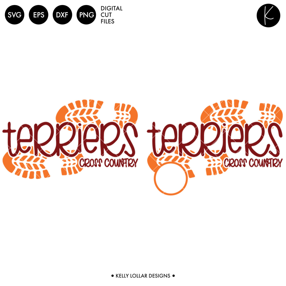 Terriers Cross Country Bundle | SVG DXF EPS PNG Cut Files