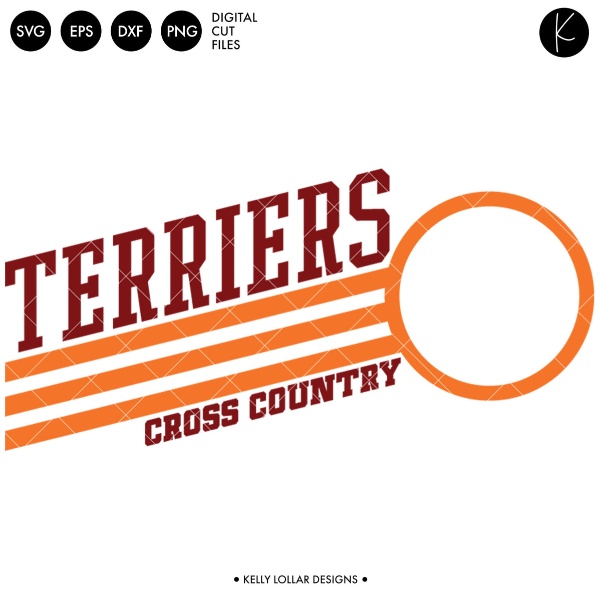 Terriers Cross Country Bundle | SVG DXF EPS PNG Cut Files