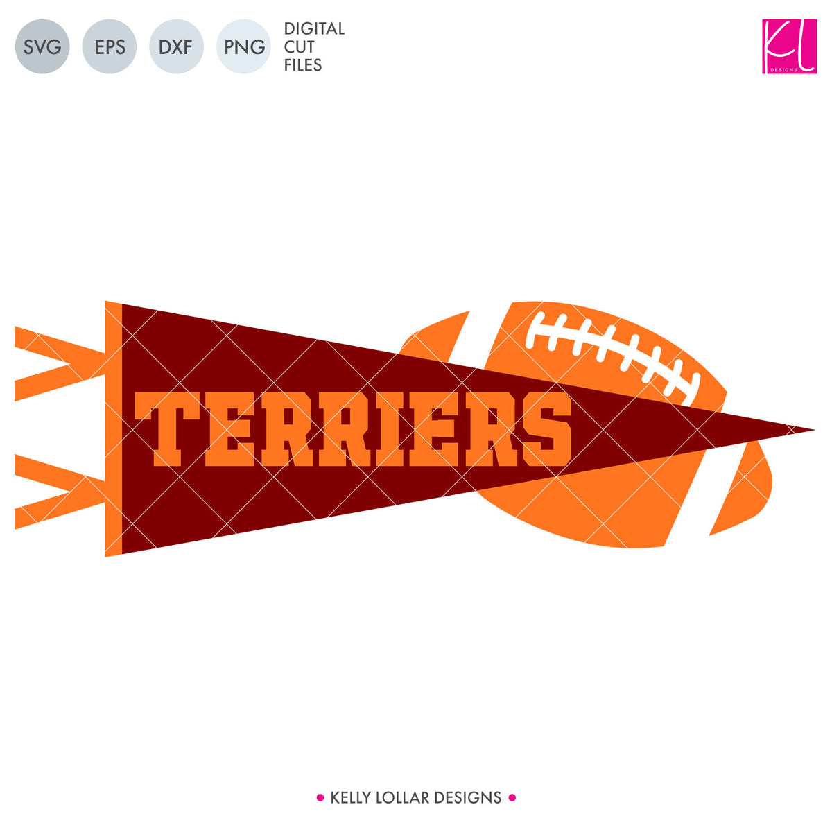 Terriers Football Bundle | SVG DXF EPS PNG Cut Files