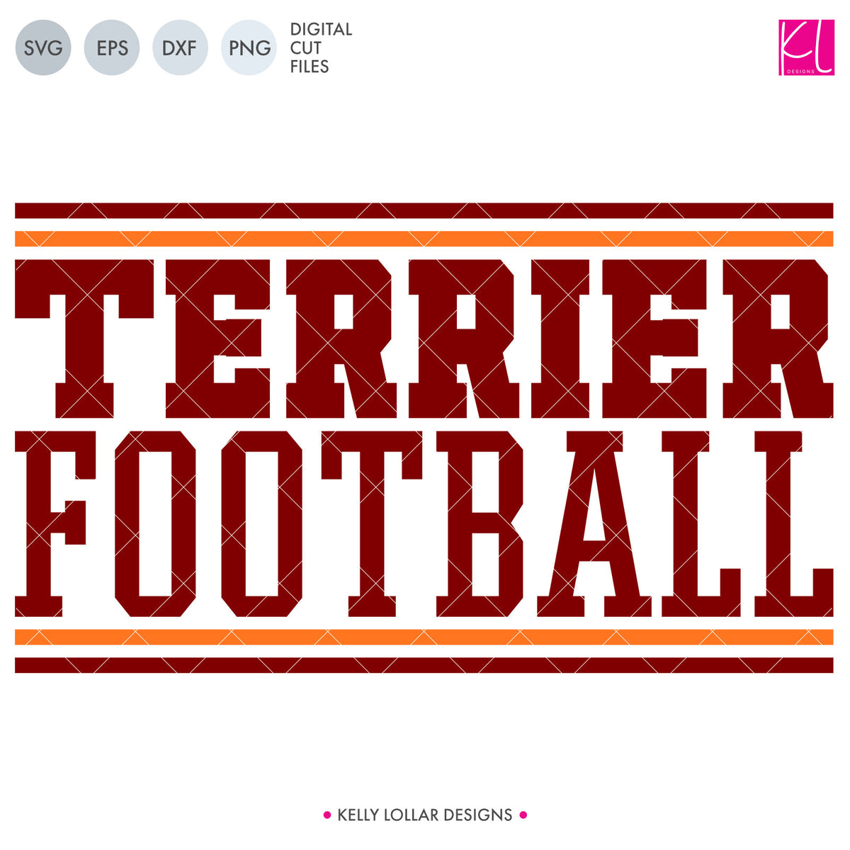 Terriers Football Bundle | SVG DXF EPS PNG Cut Files