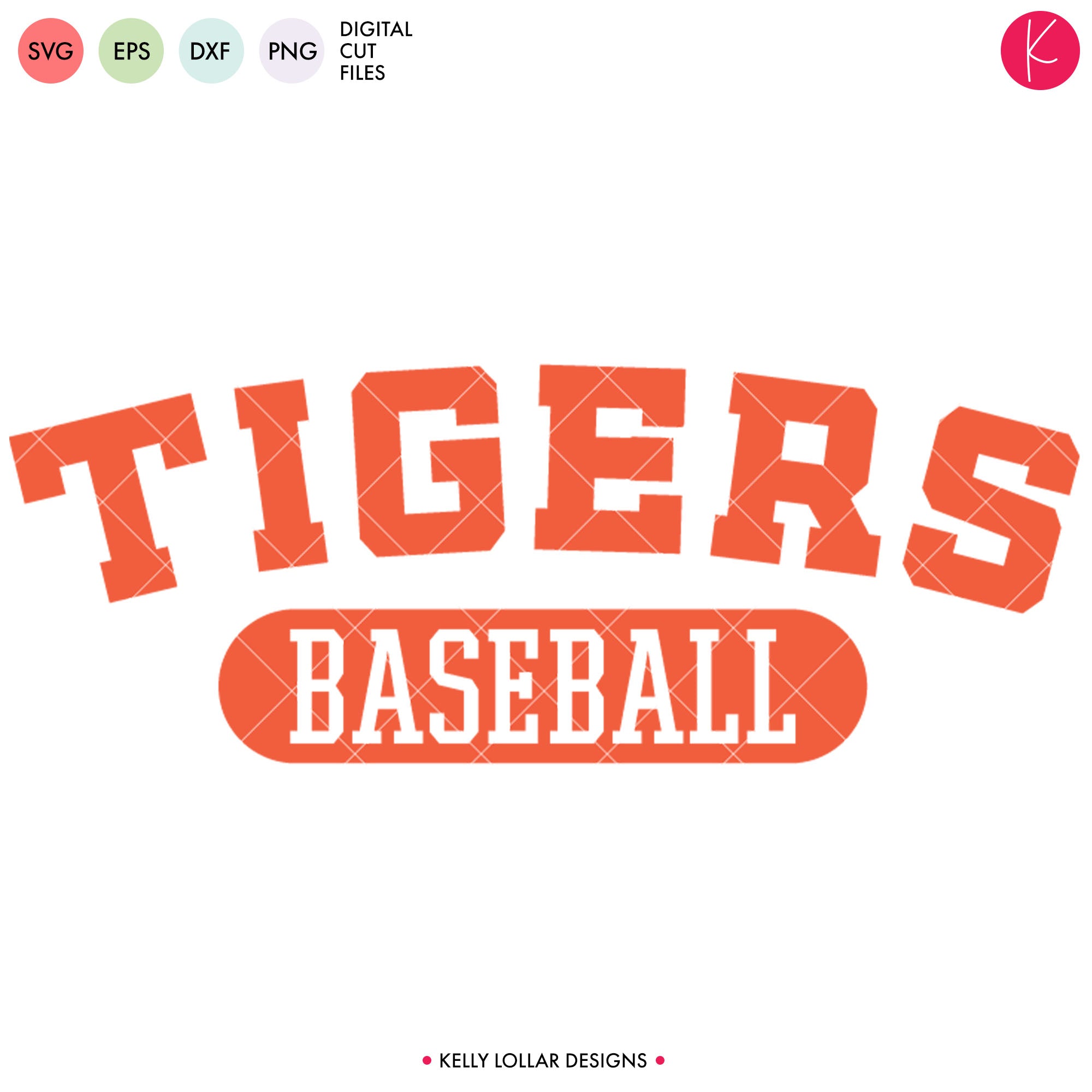 Tigers Baseball & Softball Bundle  SVG DXF EPS PNG Cut Files - Kelly  Lollar Designs