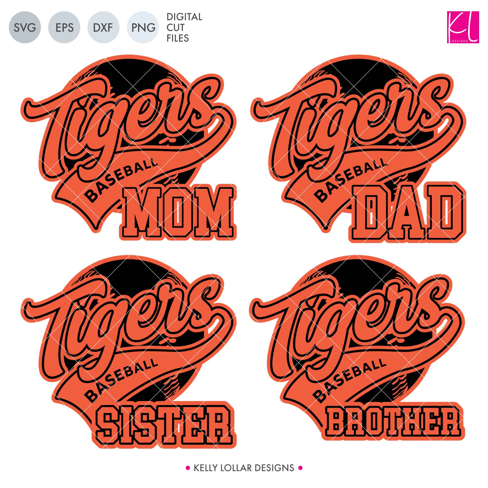 Tigers Baseball SVG