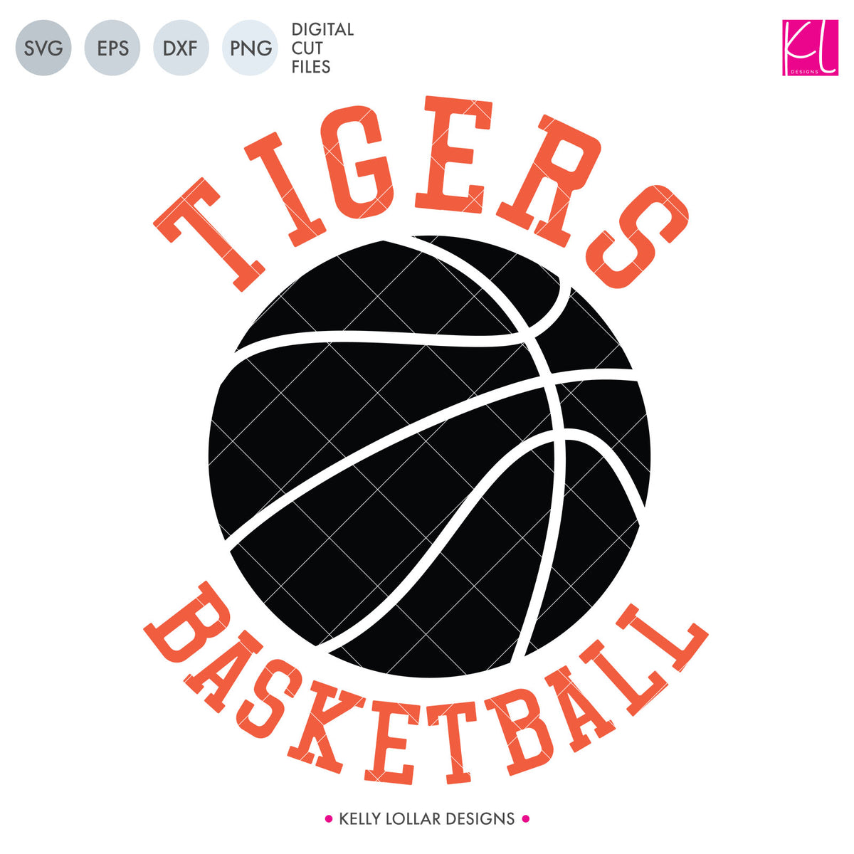 Tigers Basketball Bundle | SVG DXF EPS PNG Cut Files
