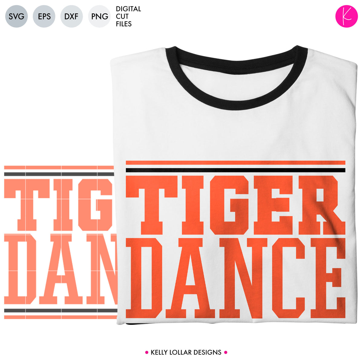 Tigers Dance Bundle | SVG DXF EPS PNG Cut Files