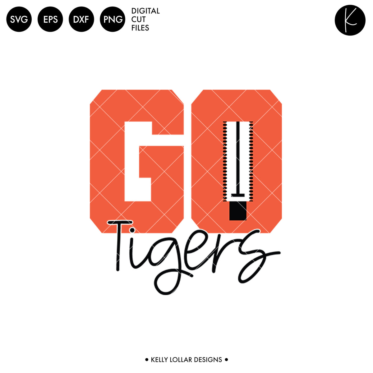 Tigers Swim Bundle | SVG DXF EPS PNG Cut Files