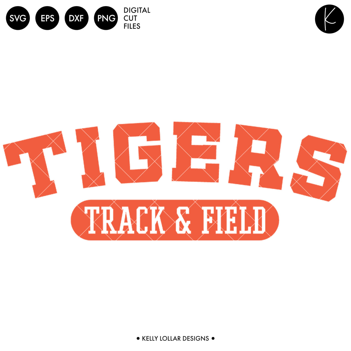 Tigers Track &amp; Field Bundle | SVG DXF EPS PNG Cut Files