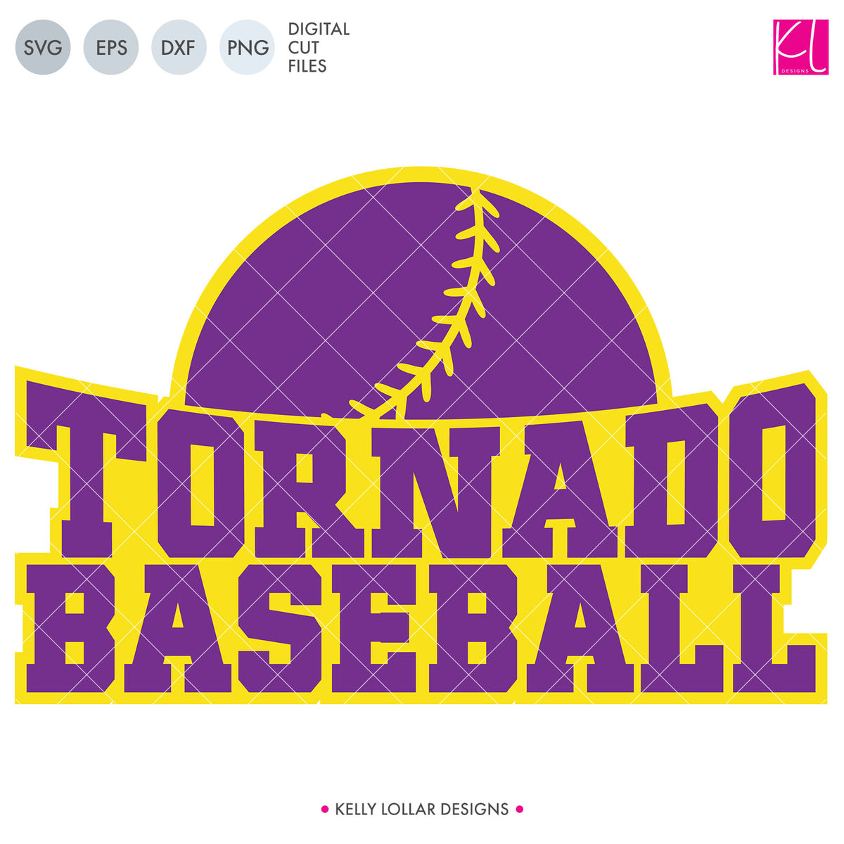 Tornadoes Baseball &amp; Softball Bundle | SVG DXF EPS PNG Cut Files