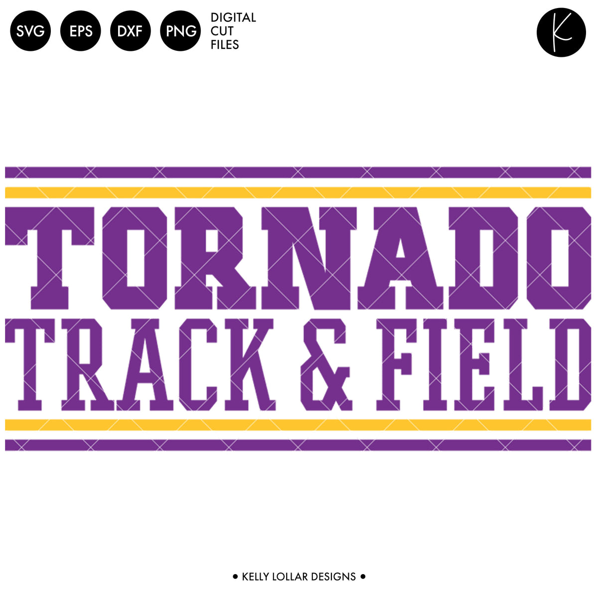 Tornadoes Track &amp; Field Bundle | SVG DXF EPS PNG Cut Files