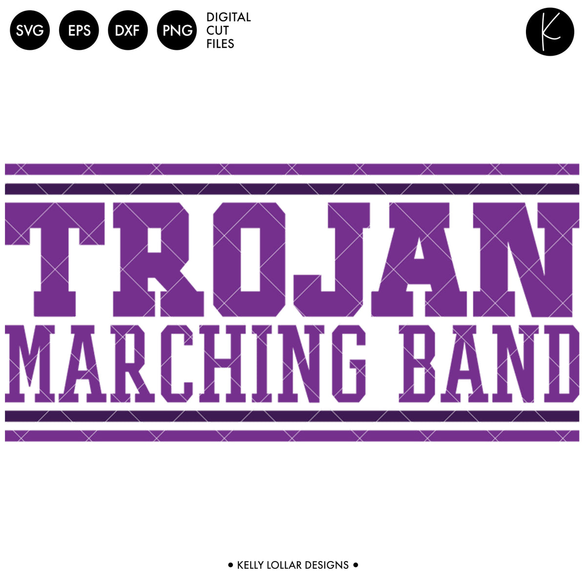 Trojans Band Bundle | SVG DXF EPS PNG Cut Files