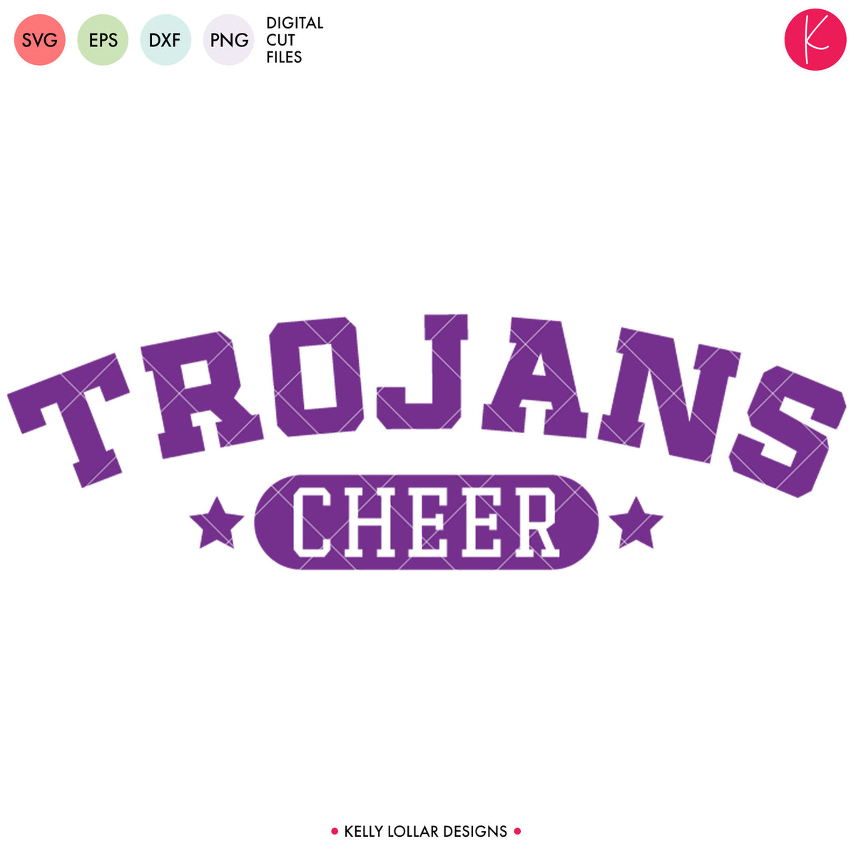 Trojans Cheer Bundle | SVG DXF EPS PNG Cut Files