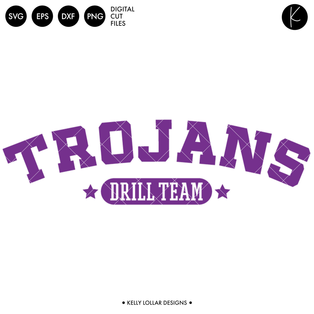 Trojans Drill Bundle | SVG DXF EPS PNG Cut Files