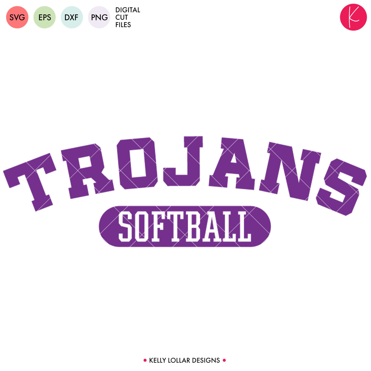 Trojans Baseball &amp; Softball Bundle | SVG DXF EPS PNG Cut Files
